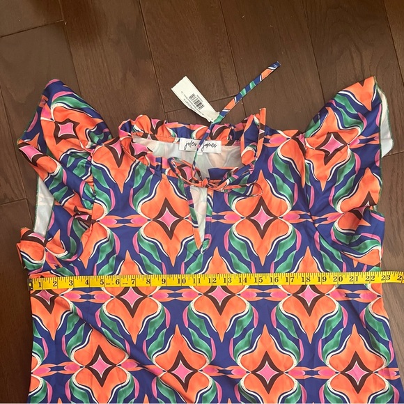 Jules & James Original Bold Abstract Dress - Picture 4 of 4